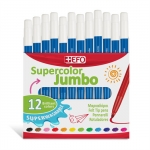 Μαρκαδόρος +Efo Supercolor Jumbo Μπλε