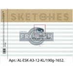 ΜΠΛΟΚ ΣΧΕΔΙΟΥ Α3 ΔΕΜΕΝΟ 12 ΦΥΛΛΑ 190gr BOURGEOIS