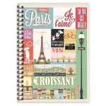 ΑΙΓΑΙΟ PARIS ΤΕΤΡΑΔΙΟ ΣΠΙΡΑΛ 17x25 4Θ