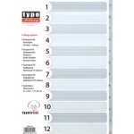 ΔΙΑΧΩΡΙΣΤΙΚΑ PP Α4 ΑΡΙΘΜΗΤΙΚΑ 1-12