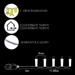 240 LED ΛΕΥΚΟ ΨΥΧΡΟ ME CONTROLLER 8 ΠΡΟΓΡΑΜΜΑΤΩΝ .ΓΙΑ ΕΞΩΤΕΡΙΚΟ & ΕΣΩΤΕΡΙΚΟ ΧΩΡΟ