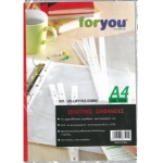 Ζελατίνες Διαφάνειες FOR YOU με 11 τρύπες 0,03mm 100τμχ.