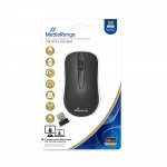 MediaRange Optical Mouse 3-Button (Black, Wireless)