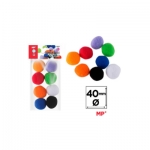 Pompons Χρωματιστά  MP Mix Φ40mm