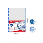 Ζελατίνα MPΑ4 με οπές Μπλε Ρίγα 80mic 10 Φύλλα