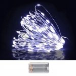 50 microLED ΜΠΑΤΑΡΙΑΣ ΛΕΥΚΟ ΨΥΧΡΟ ΣΤΑΘΕΡΟΥ ΦΩΤΙΣΜΟΥ