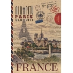 ΤΕΤΡΑΔΙΟ ΚΑΡΦΙΤΣΑ B5 32 ΦΥΛΛΑ 60gr. KRAFT BOURGEOIS