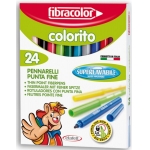 ΜΑΡΚΑΔΟΡΟΙ FIBRACOLOR COLORITO 24τεμ