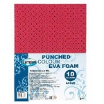 Σετ 10 χρωμάτων  Α4 αφρώδη διάτρητα Centrum