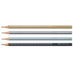 ΜΟΛΥΒΙ FABER CASTELL GRIP SPARKLE METAL BLACK