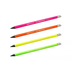 Μολύβι Bic kids Evolution fluo με γόμα