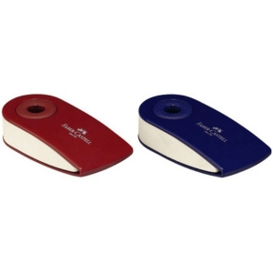 ΓΟΜΑ FABER CASTELL ΜΕΓΑΛΗ SLEEVE 7εκ. RED/BLUE
