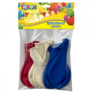 15 ΜΠΑΛΟΝΙΑ 12 ΜΠΛΕ-ΚΟΚ-ΛΕΥΚΑ 30cm