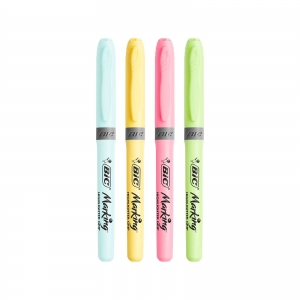 Bic υπογραμμιστής highlighter grip pastel