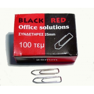 ΣΥΝΔΕΤΗΡΕΣ BLACK RED Νο 2  ΝΙΚΕΛ 25MM ΚΟΥΤΑΚΙ 100 ΤΕΜ