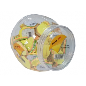 ΑΥΤΟΚΟΛΛΗΤΑ ΧΑΡΤΑΚΙΑ ΣΗΜΕΙΩΣΕΩΝ BLACK RED ΣΕ ΔΙΑΦΟΡΑ ΣΧΗΜΑΤΑ