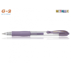 PILOT ΣΤΥΛΟ G-2 0.7mm ΜΩΒ ΜΕΤΑΛΛΙΚΟ