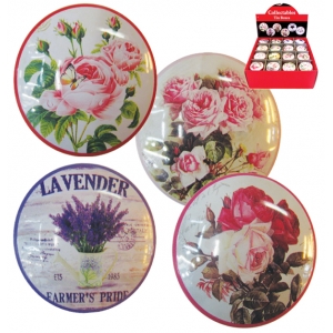 Στρογγυλό μεταλλικό κουτάκι 2x4cm