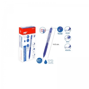 Στυλό MP Ball Pen 0.7mm ERASABLE “CLICK” Μπλέ