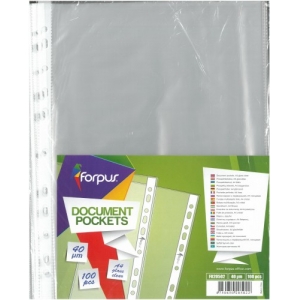 ΖΕΛΑΤΙΝΗ FORPUS CLEAR ΕΝΙΣΧΥΜΕΝΗ ΜΕ ΤΡΥΠΕΣ 100 ΦΥΛΛΑ