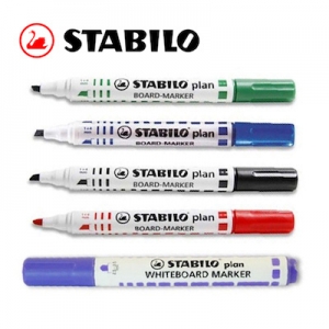  ΜΑΡΚΑΔΟΡΟΙ ΑΣΠΡΟΠΙΝΑΚΑ STABILO 641 BLUE.