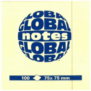 ΑΥΤΟΚΟΛΛΗΤΑ ΧΑΡΤΑΚΙΑ GLOBAL NOTES 76X76mm 100φύλλα