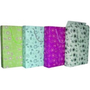 ΣΑΚΟΥΛΑ ΚΟΥΤΙ LUX. ΠΡΑΣΙΝΟ-ΡΟΖ ΜΕΓ. 37Χ26,5Χ