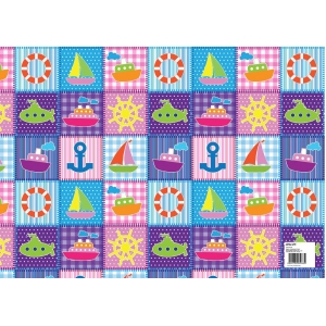 ΧΑΡΤΙ ΠΕΡΙΤΥΛΙΓΜΑΤΟΣ 70*100 ΘΑΛΑΣΣΙΝΟ ΣΧΕΔΙΟ T006101