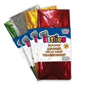 ΣΕΛΟΦΑΝ THE LITTLIES 70Χ100CΜ. 25ΜΜ ΚΟΚΚΙΝΟ 2ΤΕΜ.