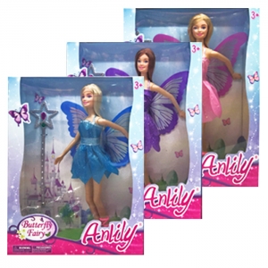 ΚΟΥΚΛΑ ΝΕΡΑΙΔΑ 3 ΧΡΩΜΑΤΑ 24x35cm