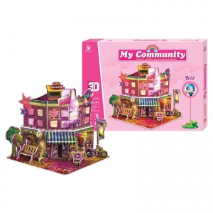 Charmland πάζλ τρισδιάστατο Μy community Y18x20x20εκ. 27 τεμαχίων