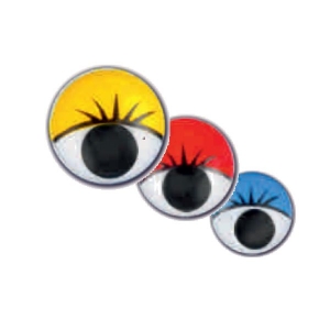 ΜΑΤΑΚΙΑ ΣΤΡΟΓΓΥΛΑ ΜΕ ΒΛΕΦΑΡΙΔΕΣ 10mm