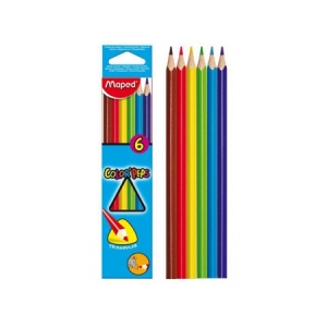 ΞΥΛΟΜΠΟΓΙΕΣ MAPED COLORPEPS 6 ΧΡΩΜΑΤΩΝ